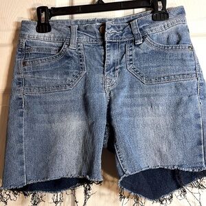 Faded Glory cut off denim shorts size 6